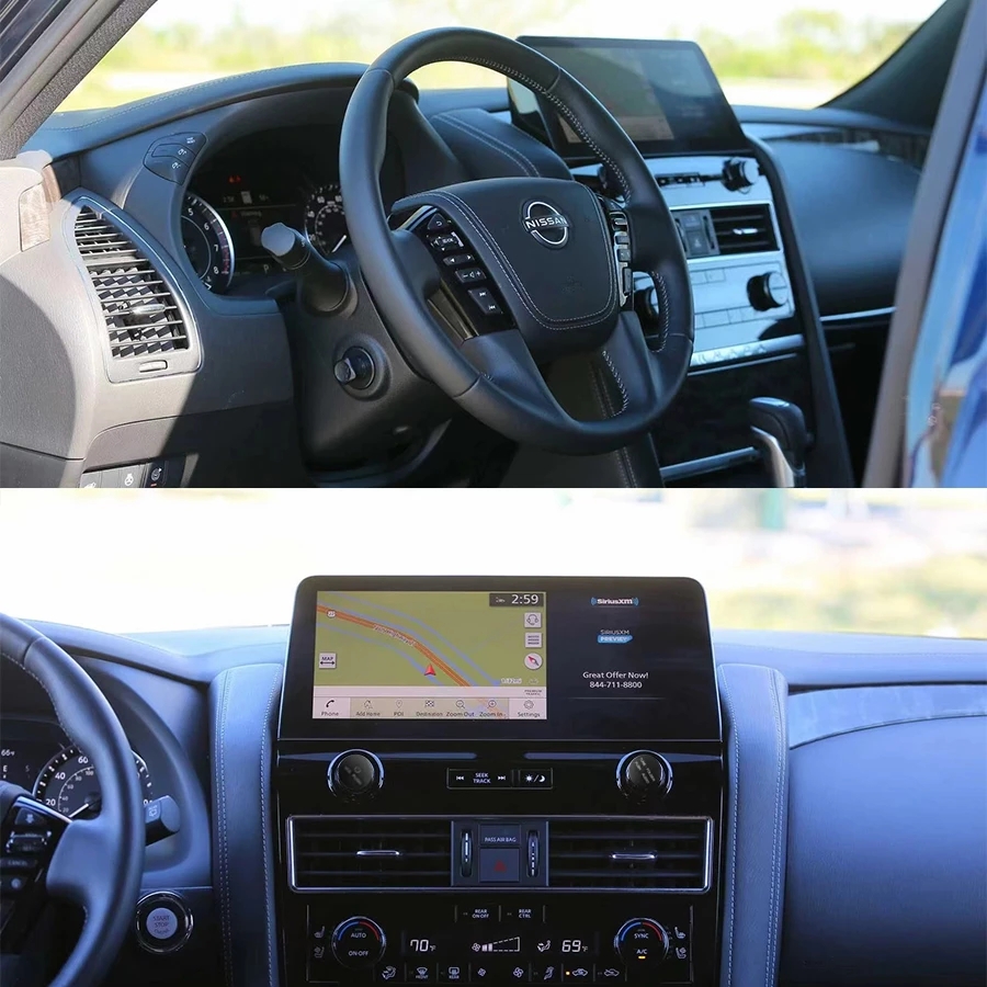 Nissan Patrol Y62 2015 - 2022 AutoRadio Multimedia Recorder Player Navi Stereo Car Navigation