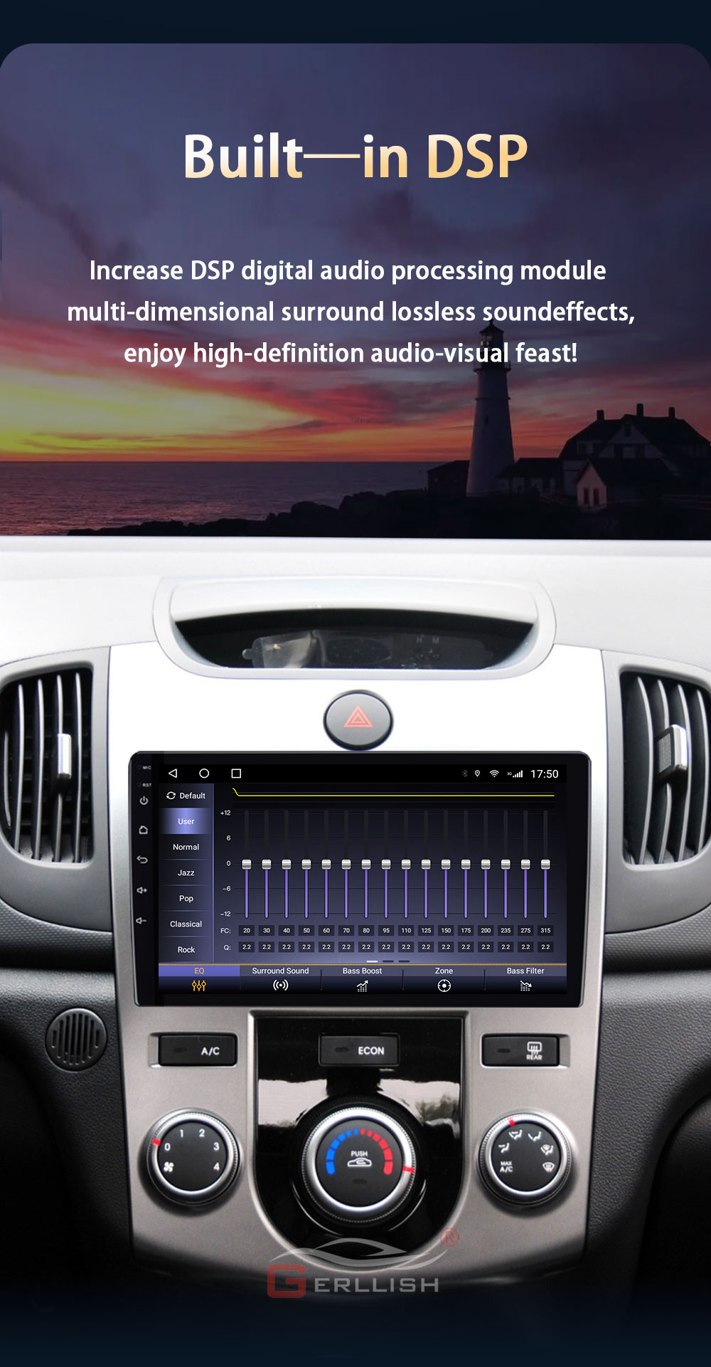 Kia Forte car dsp player