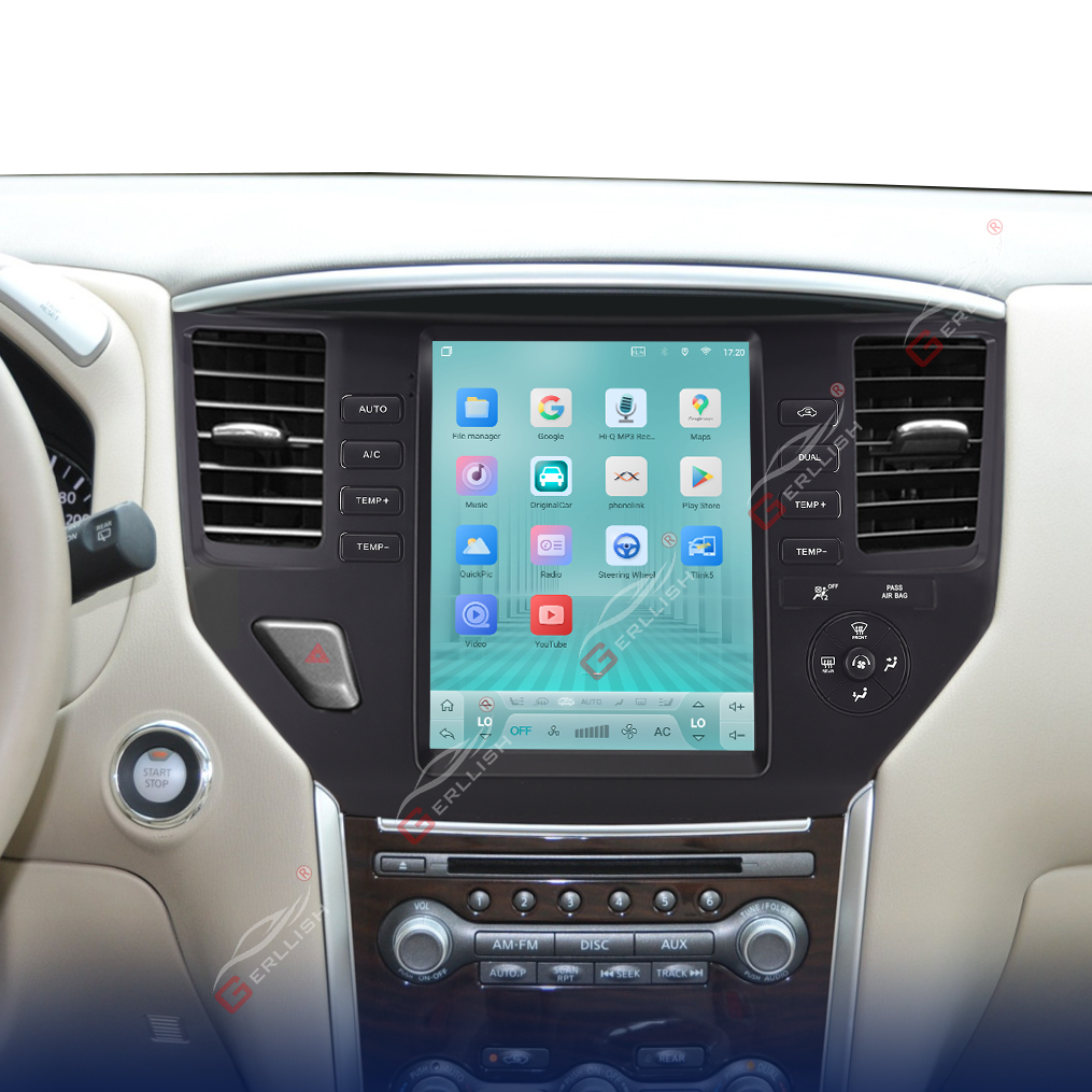 Nissan Pathfinder Tesla Style Car Audio Car GPS Navigation