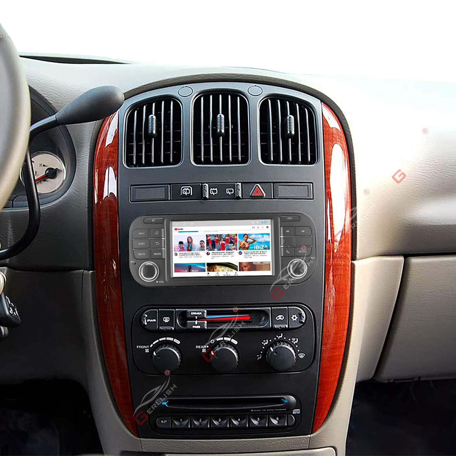 Grand Voyager Car DVD Player GPS Radio Stereo Head Unit 