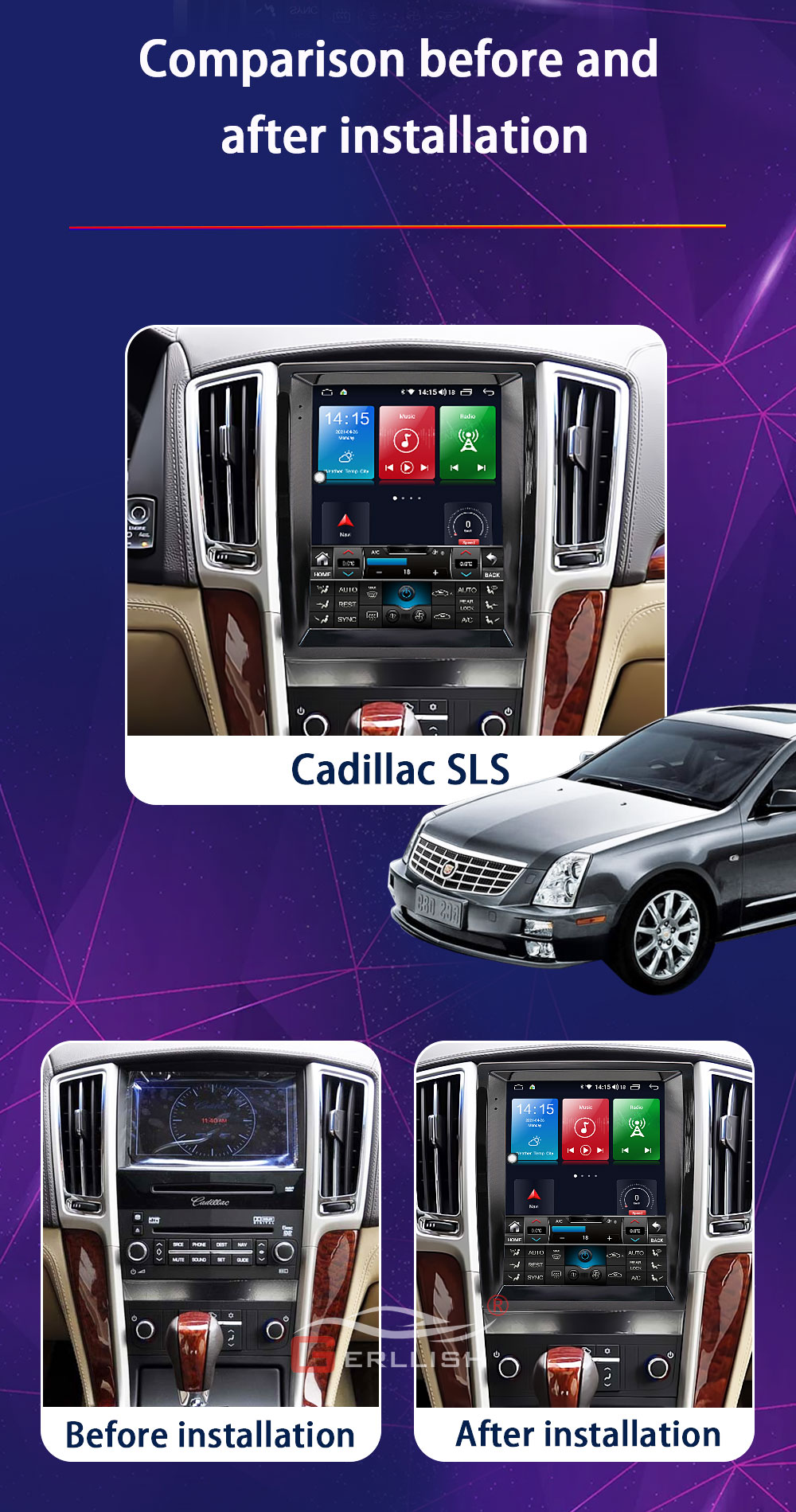 Car Radio DVD Player For Cadillac Escalade 2006-2012