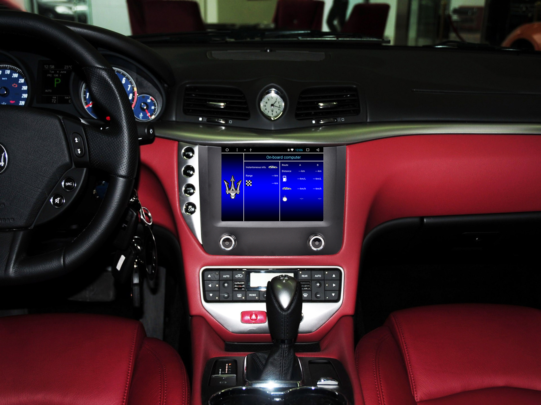 Maserati GT GranTurismo 2007-2019 with DSP Stereo Audio Car Radio Multimedia Player GPS Navigation