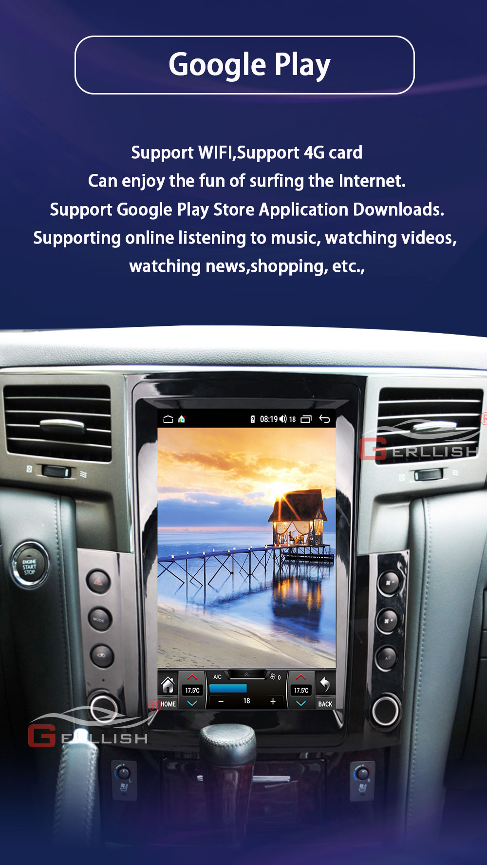 Lexus LX570 2007-2015 Gps Navigation Multimedia Car DVD Player