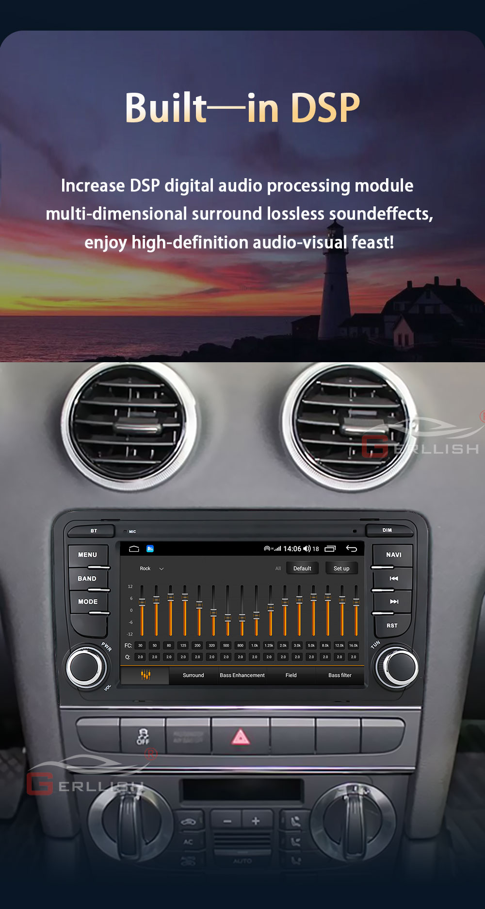 Audi A3 Android dsp