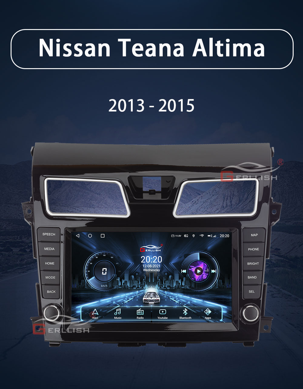 Nissan Teana car dvd player