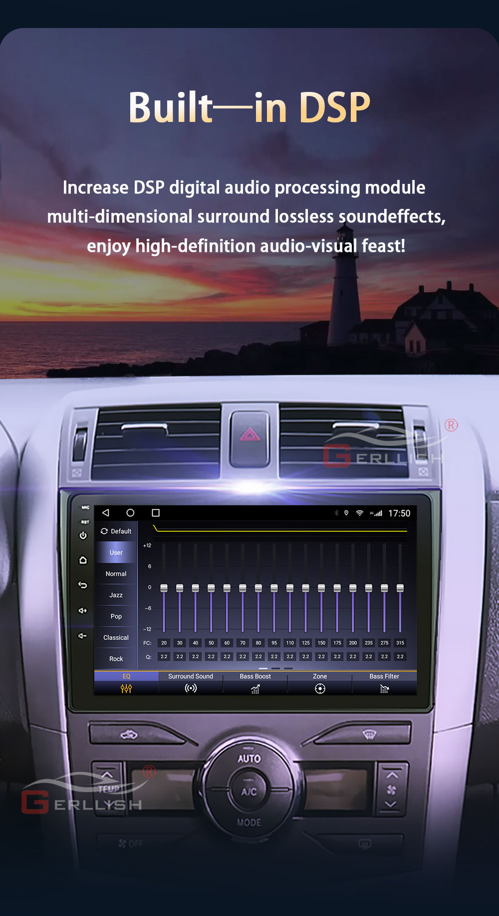 Toyota Altis car dsp video